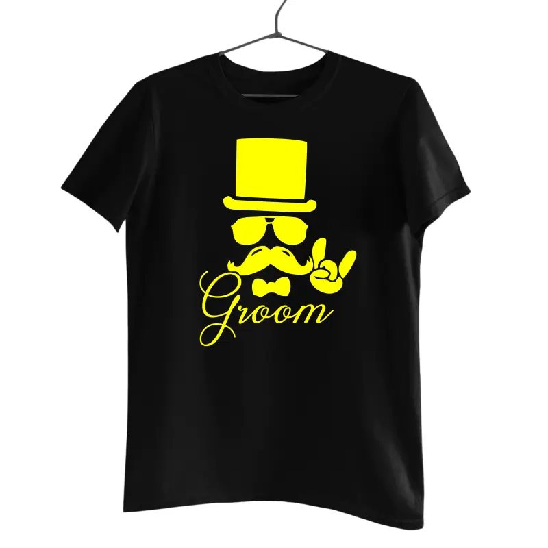 Groom, tricou cu mesaj